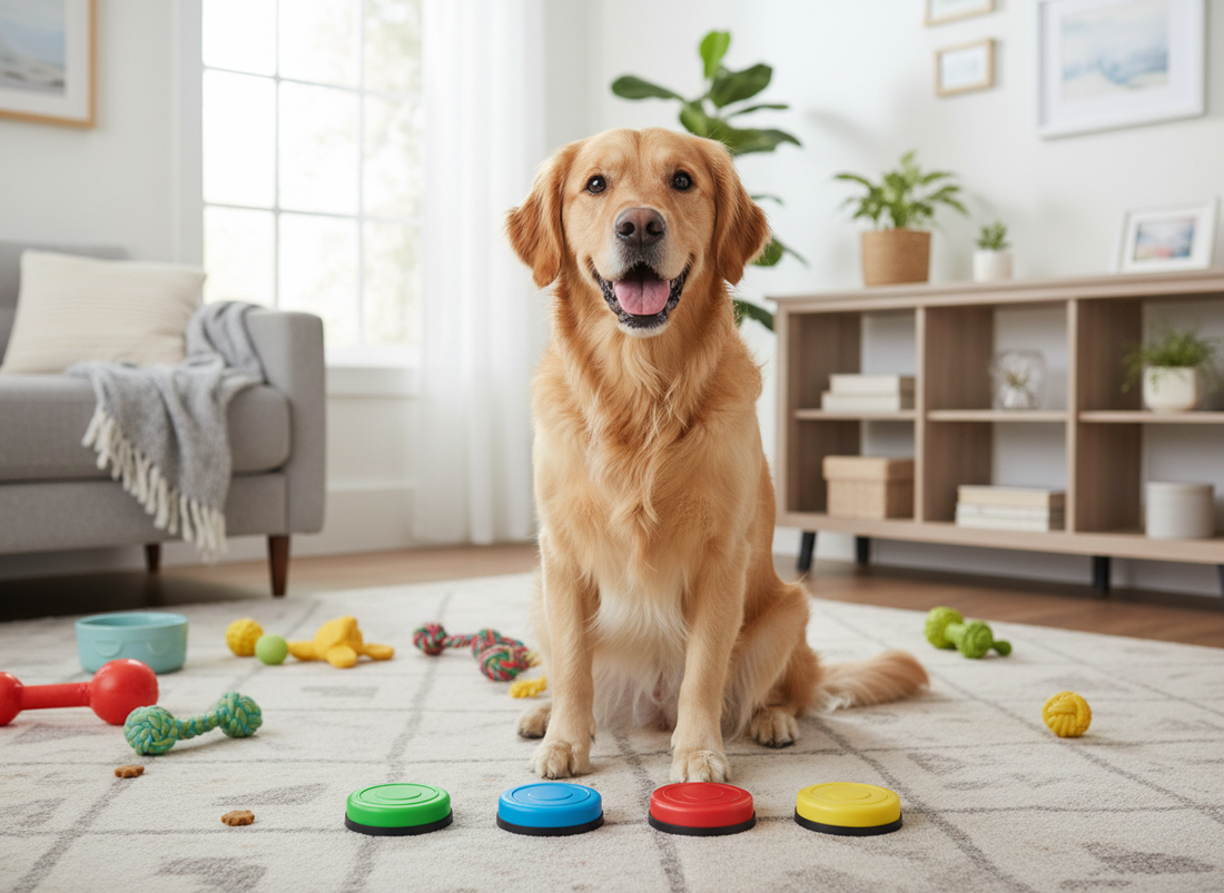 Dog Training Buttons: Teach Your Dog to “Talk” and Build a Deeper Bond